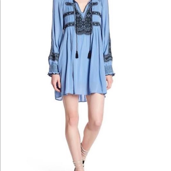 Free People Wind Willow Mini Dress In 